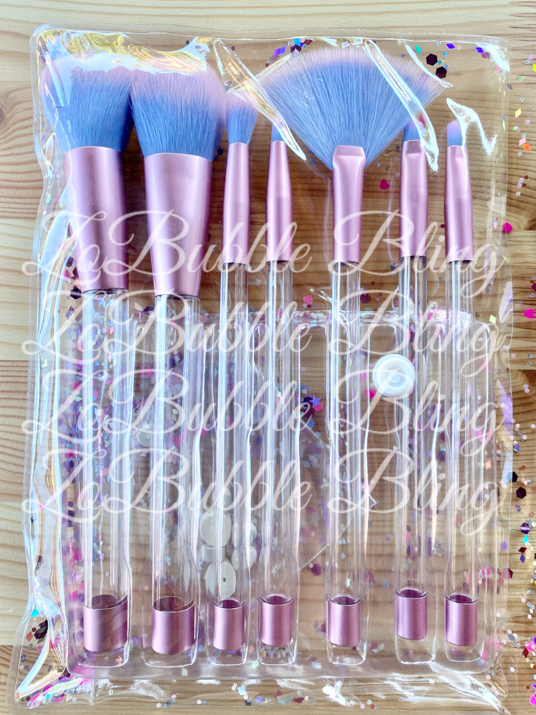 ZBB GLITTER Makeup Brush Set (7 brushes)