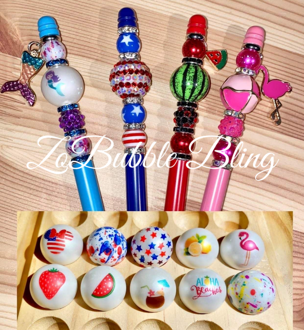 ZBB Summer Fun Classic Bling Pens